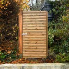 Scandinavian Redwood Slatted Single Gate