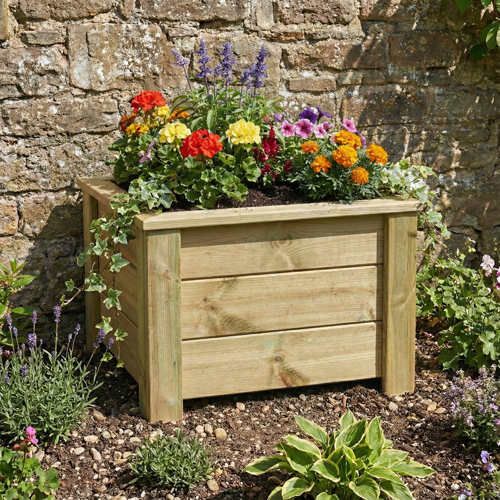 Premium Redwood Tongue & Groove Planter