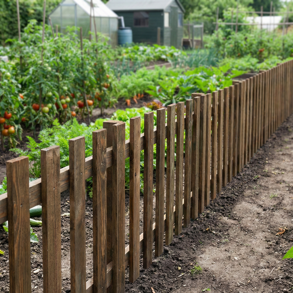 Ruby Ready Sawn Picket Fence Panel