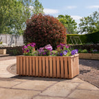Ruby Ready Larch Slatted Planter