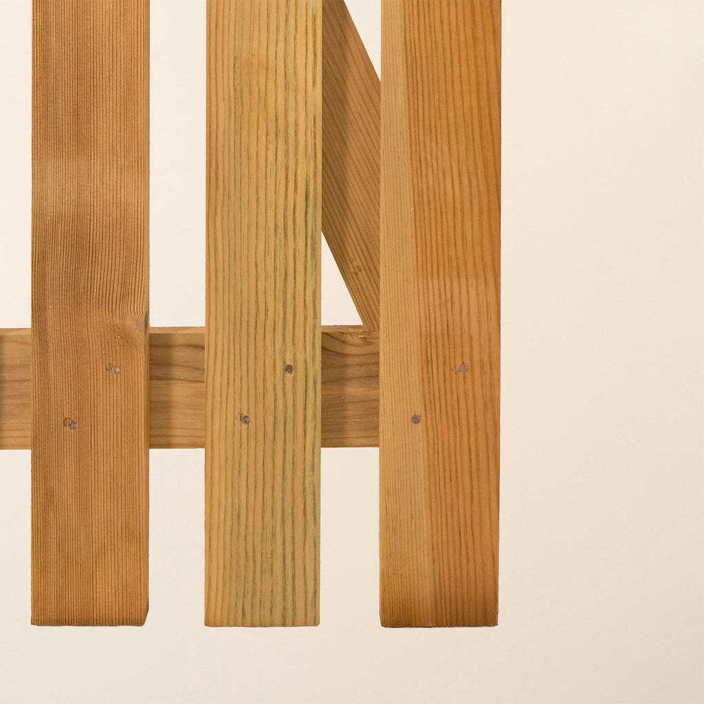 Ruby Ready Scandinavian Redwood Picket Planed Gate