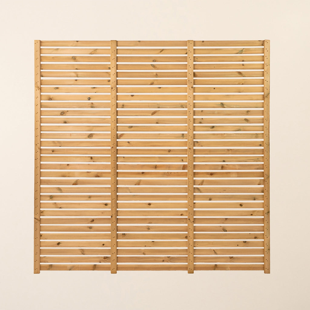Ruby Ready Scandinavian Redwood Planed Single Slatted Panel