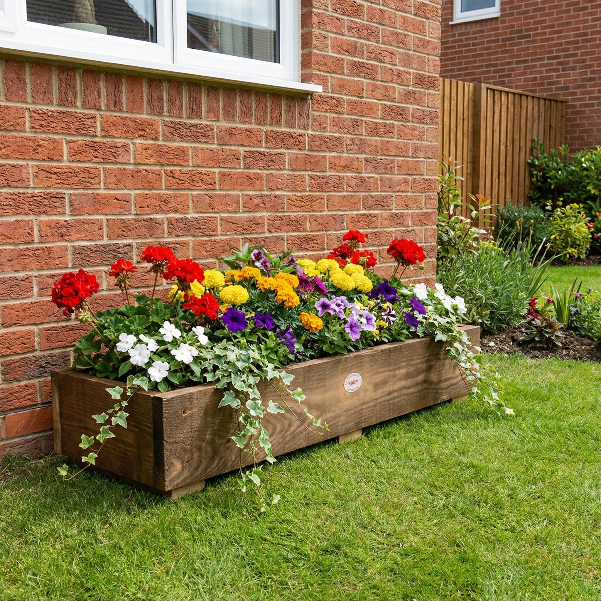 Sawn Timber Handmade Rustic Planter