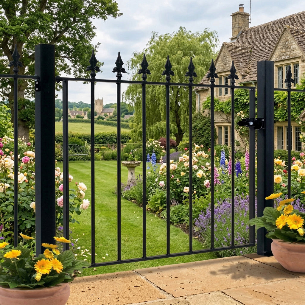 Saltash Steel Flat Top Garden Gate