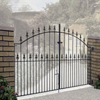 Saltash Steel Bow Top Driveway Gate