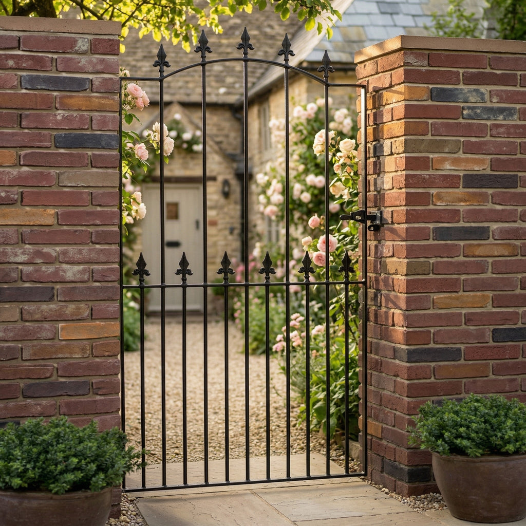 Saltash Steel Bow Top Tall Side Gate