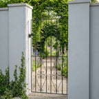 St Austell Steel Flat Top Tall Garden Gate