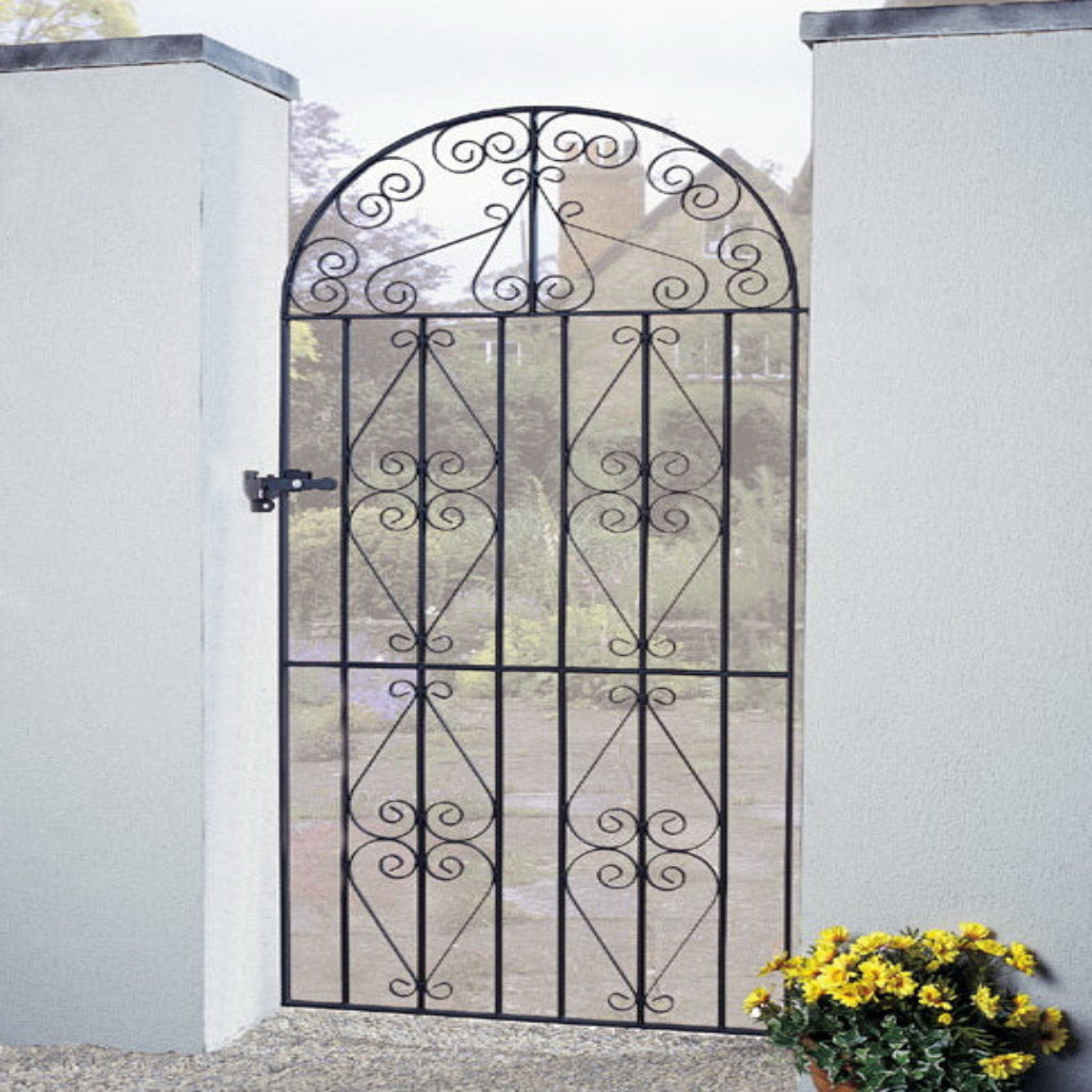 St Austell Steel Bow Top Tall Garden Gate