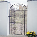 St Austell Steel Bow Top Tall Garden Gate