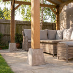 Tapered Design Staddle Stone with Stainless Steel Pin