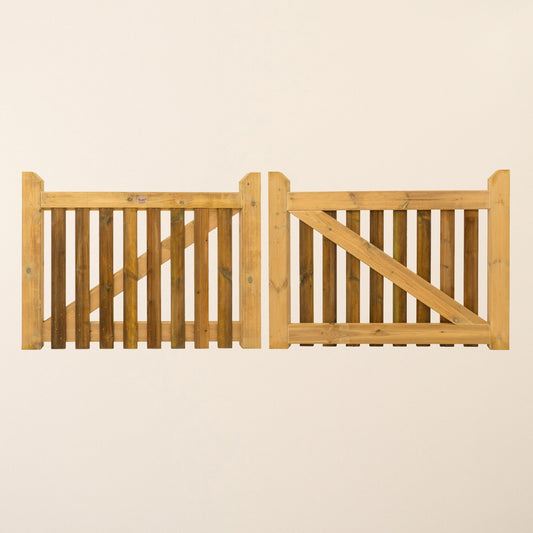 Salcombe Scandinavian Redwood Mortise & Tenon Single Gate