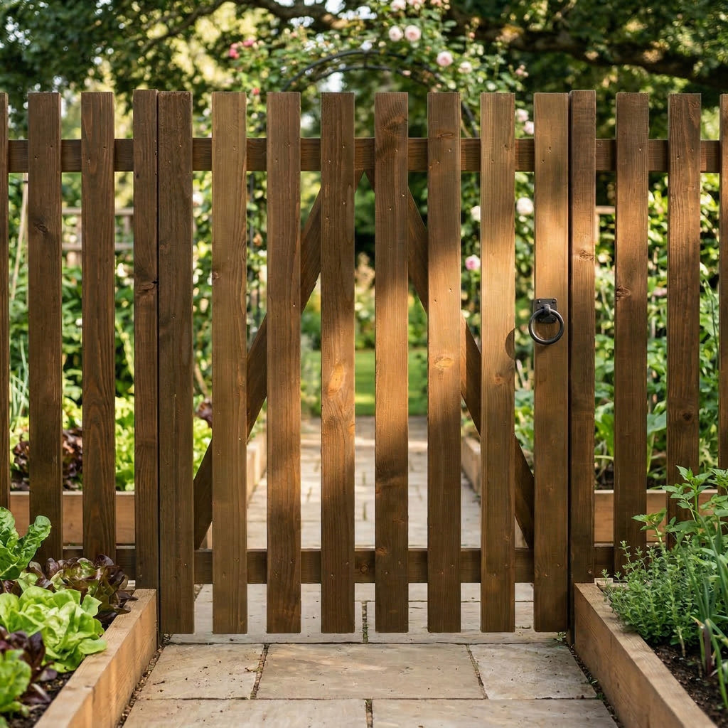 Ruby Ready Sawn Picket Garden Gate