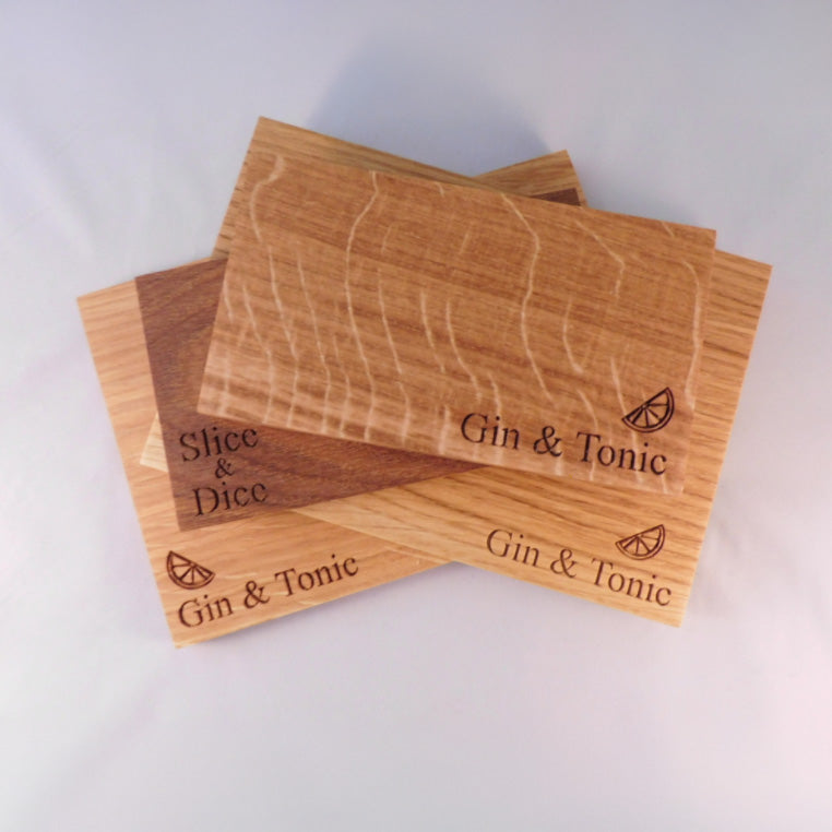 Personalised Oak Cheese & Cutting board