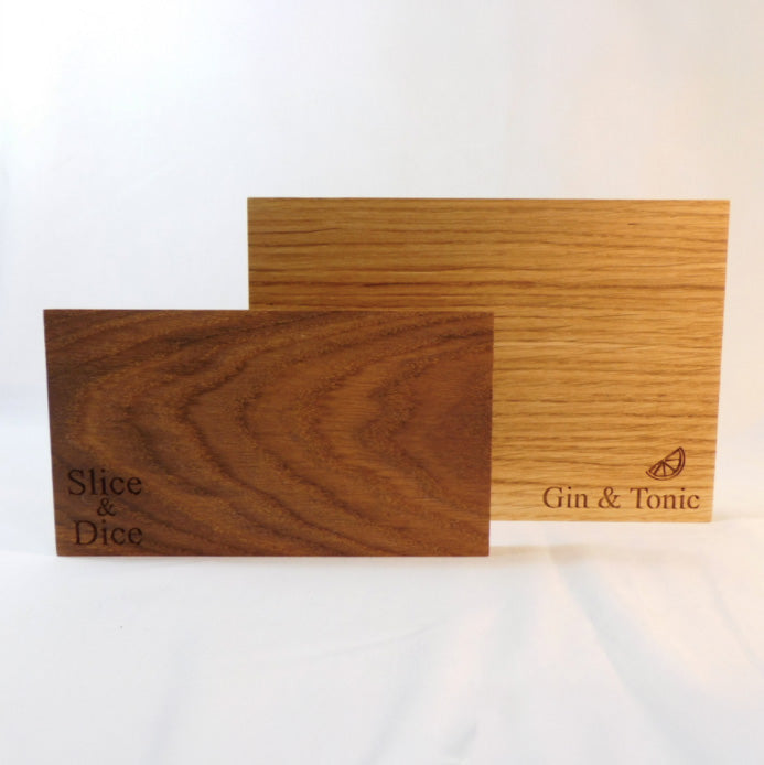 Personalised Oak Cheese & Cutting board