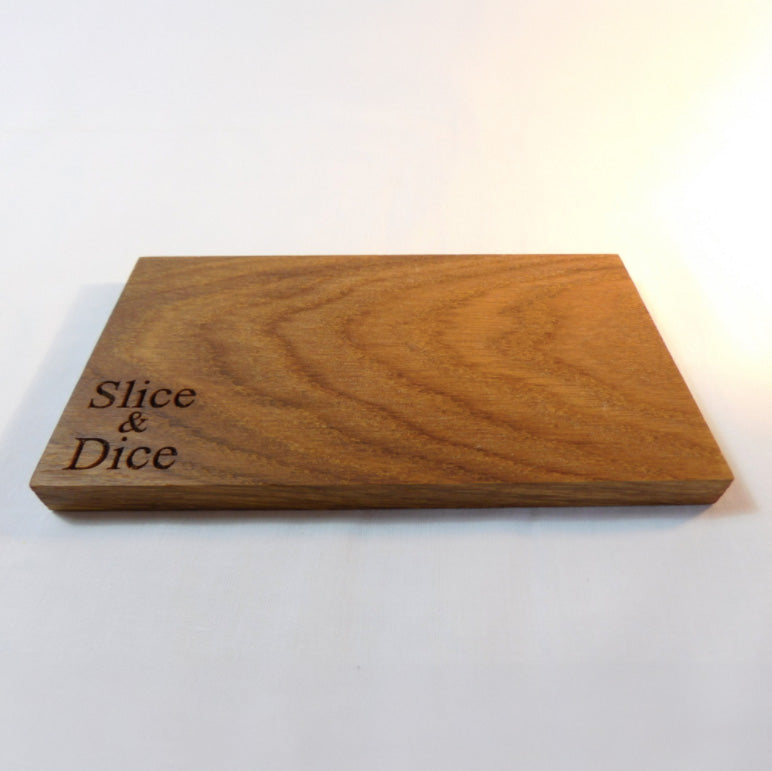 Personalised Oak Cheese & Cutting board