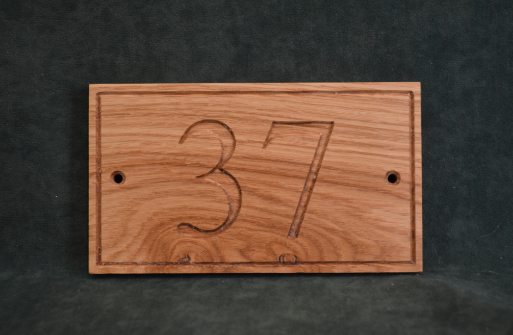 Personalised Oak Entrance Gate Sign