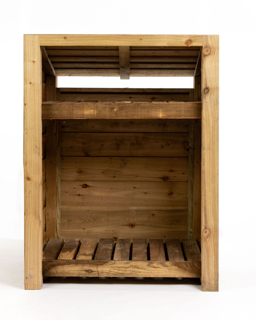 Timber Featheredge Log Store (Fully Assembled)