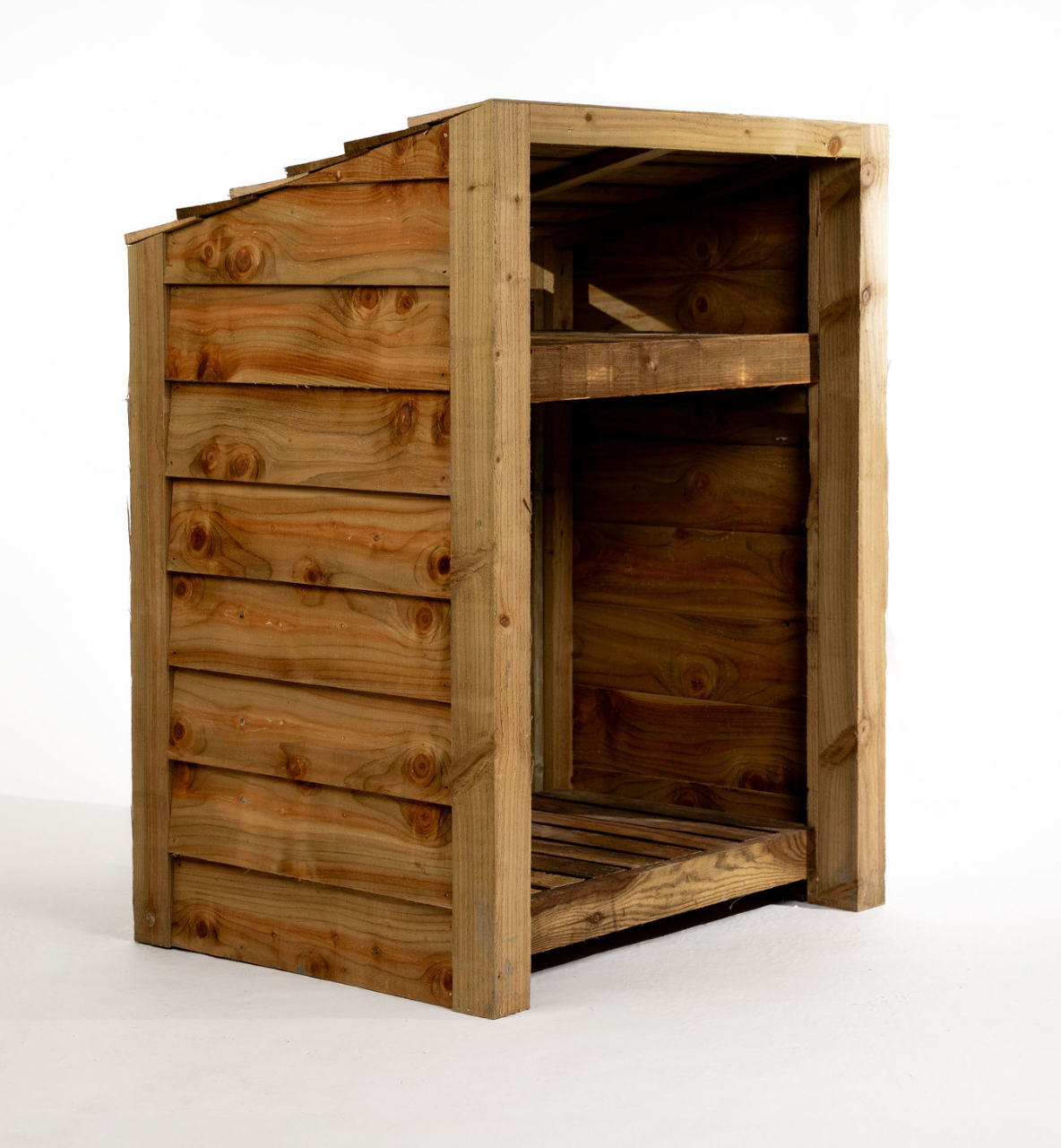 Timber Featheredge Log Store (Fully Assembled)