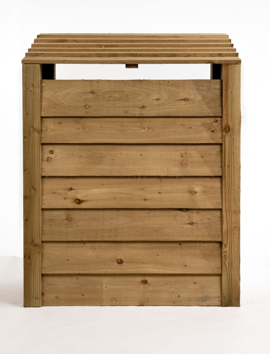 Timber Featheredge Log Store (Fully Assembled)
