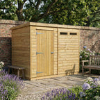 Ruby Pent Felt Roof Security Shed