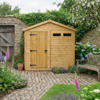 Apex Felt Roof Pressure Treated Timber Security Shed