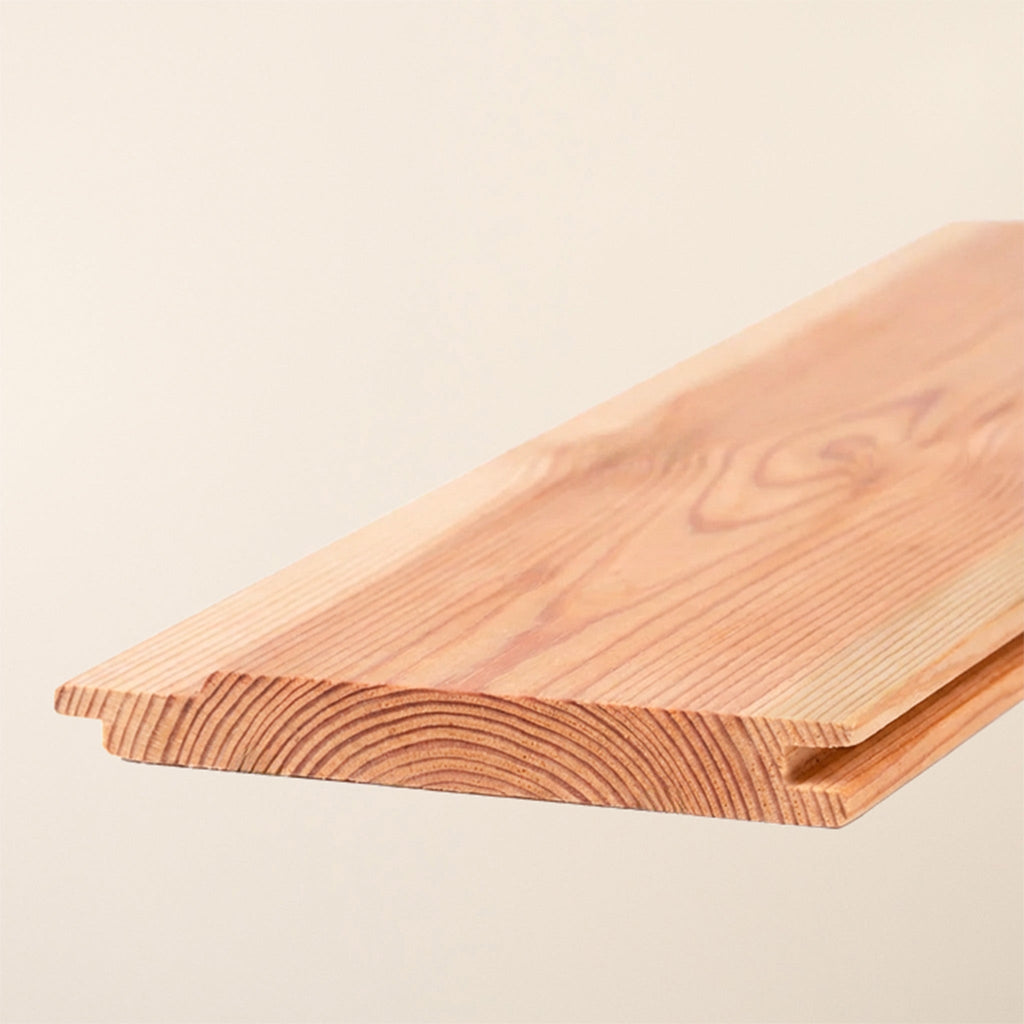 European Larch Shadow Gap 145mm x 18mm Cladding