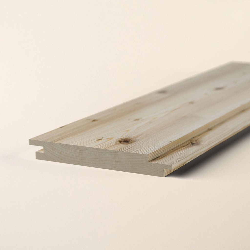European Larch Shadow Gap 145mm x 18mm Cladding