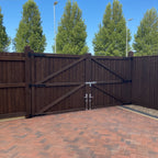 Shebbear Pressure Treated Timber Featheredge Driveway Gate Pair
