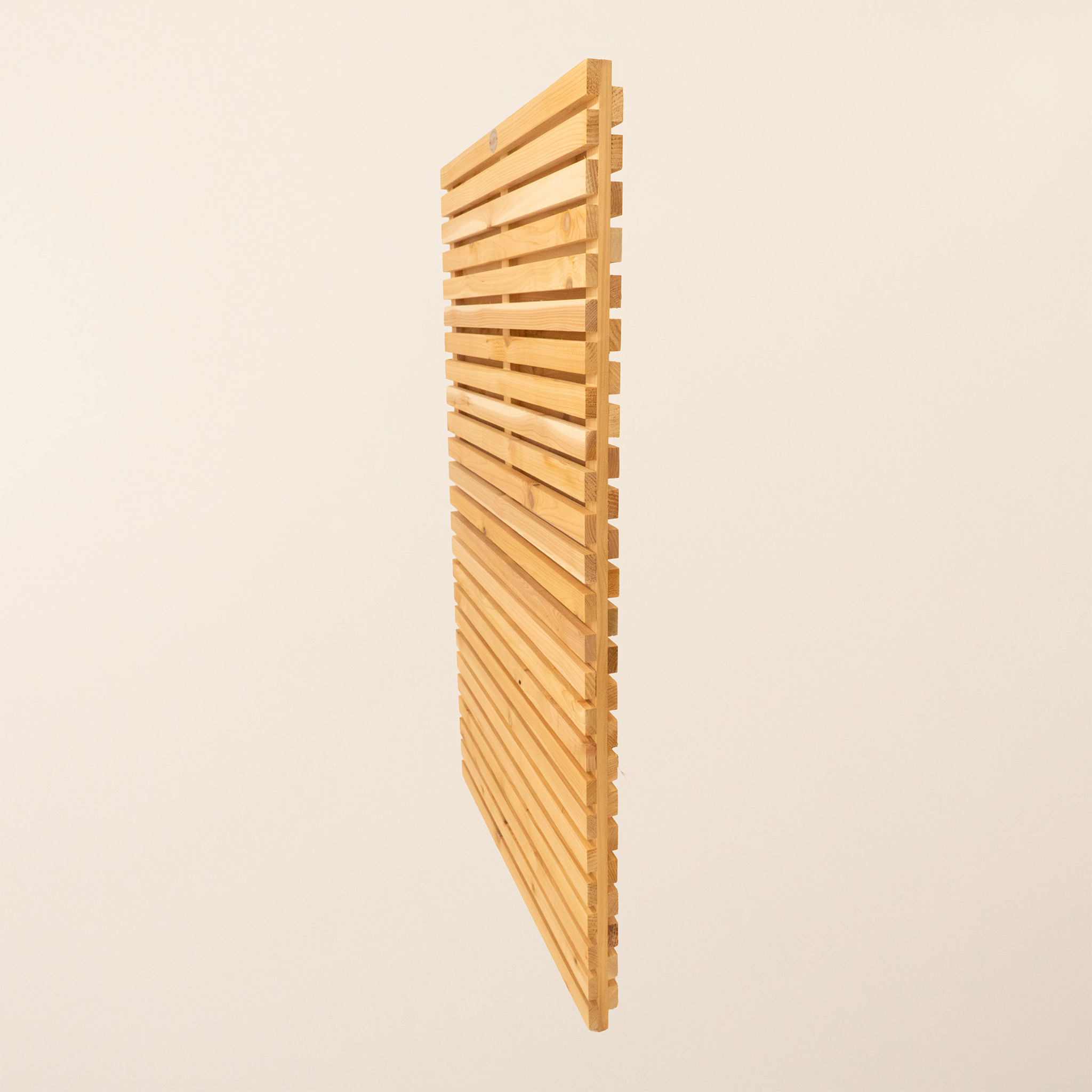 Double Sided Planed Cedar/Larch Slatted Panel (Horizontal)