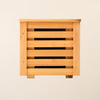 Premium Cedar Horizontal Slatted Panel Planter