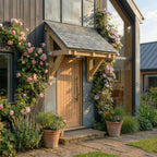Pent Slate Roof Pressure-Treated Softwood Porch Canopy