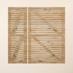 Cedar 3/4 Split Slatted Gates