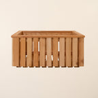 Ruby Ready Larch Slatted Planter