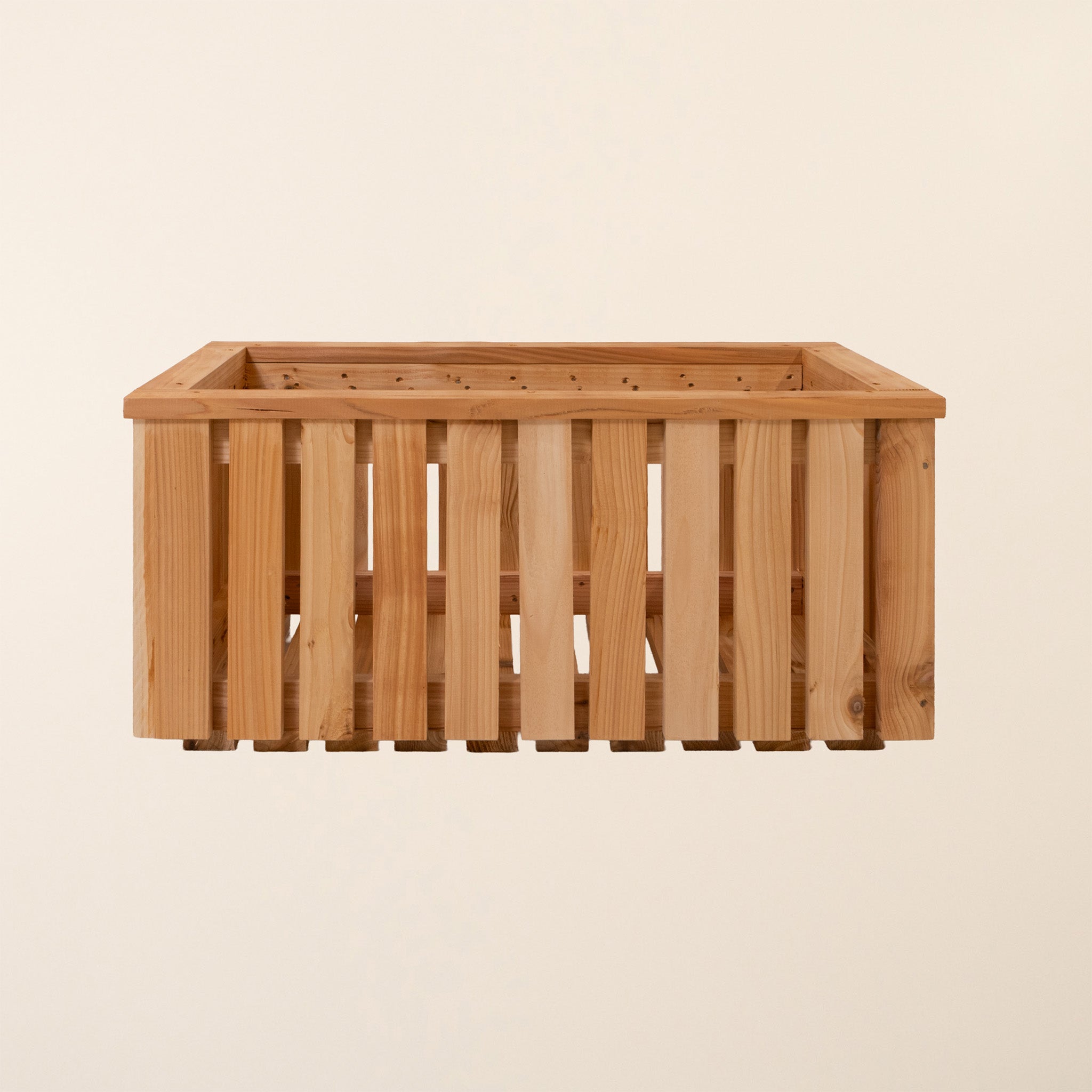 Ruby Ready Larch Slatted Planter