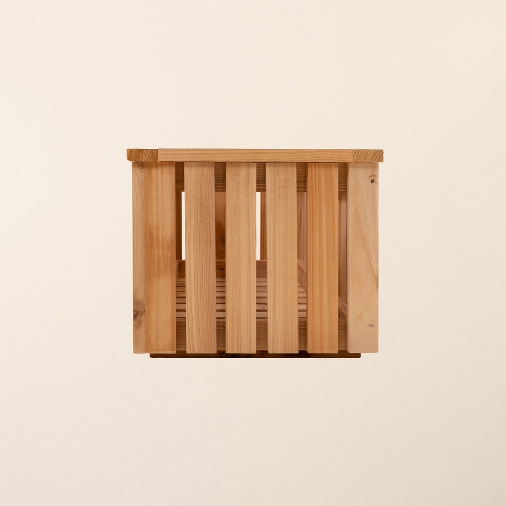 Ruby Ready Larch Slatted Planter