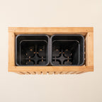 Ruby Ready Larch Slatted Planter