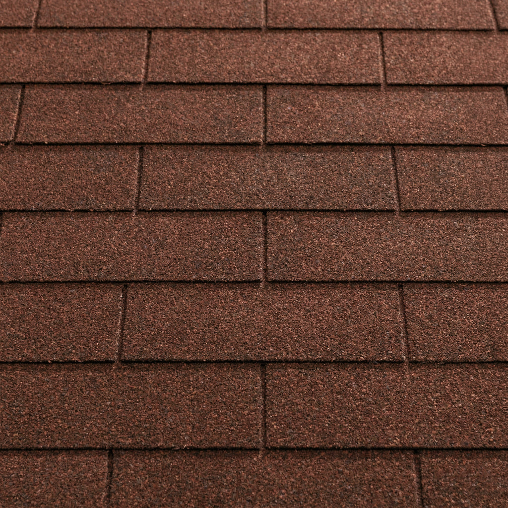 Lean-To Katepal Red Shingle Roof Wooden Gazebo