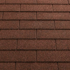 Lean-To Katepal Red Shingle Roof Wooden Gazebo