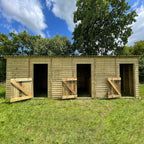 Corrugated Roof Wooden Stable (3.6m Wide)