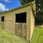 Corrugated Roof Wooden Stable