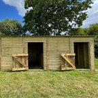 Corrugated Roof Wooden Stable