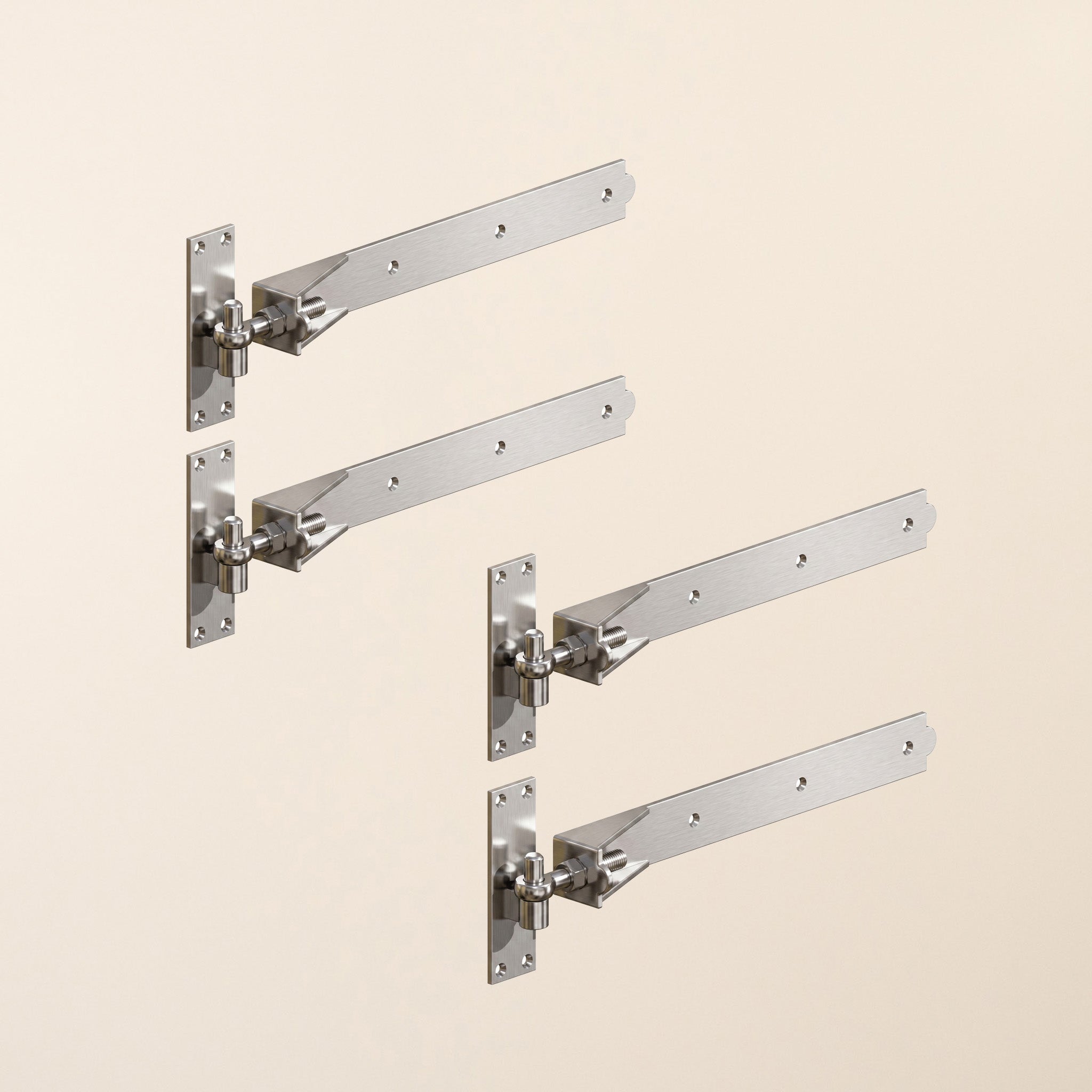 Stainless Steel Adjustable Bands and Hooks (2 x 14")
