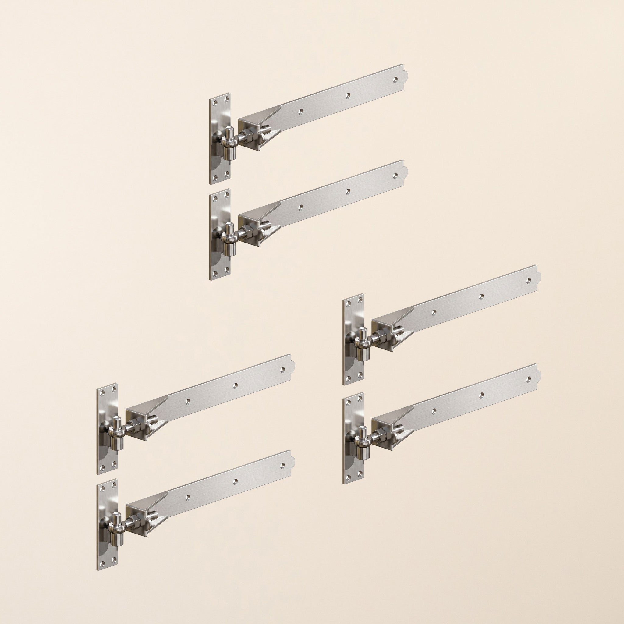 Stainless Steel Adjustable Bands and Hooks (3 x 14")