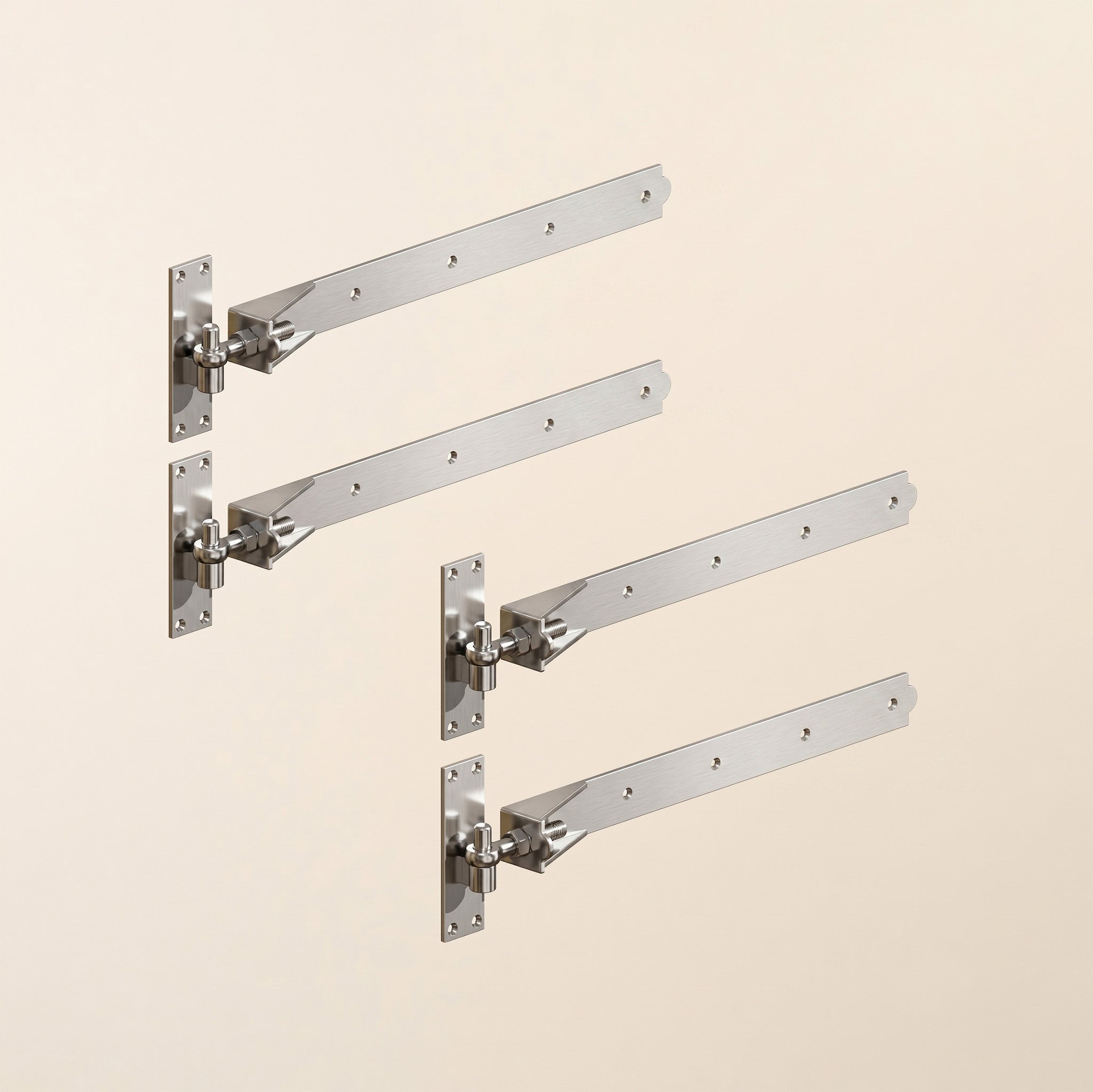 Stainless Steel Adjustable Bands and Hooks (2 x 18")