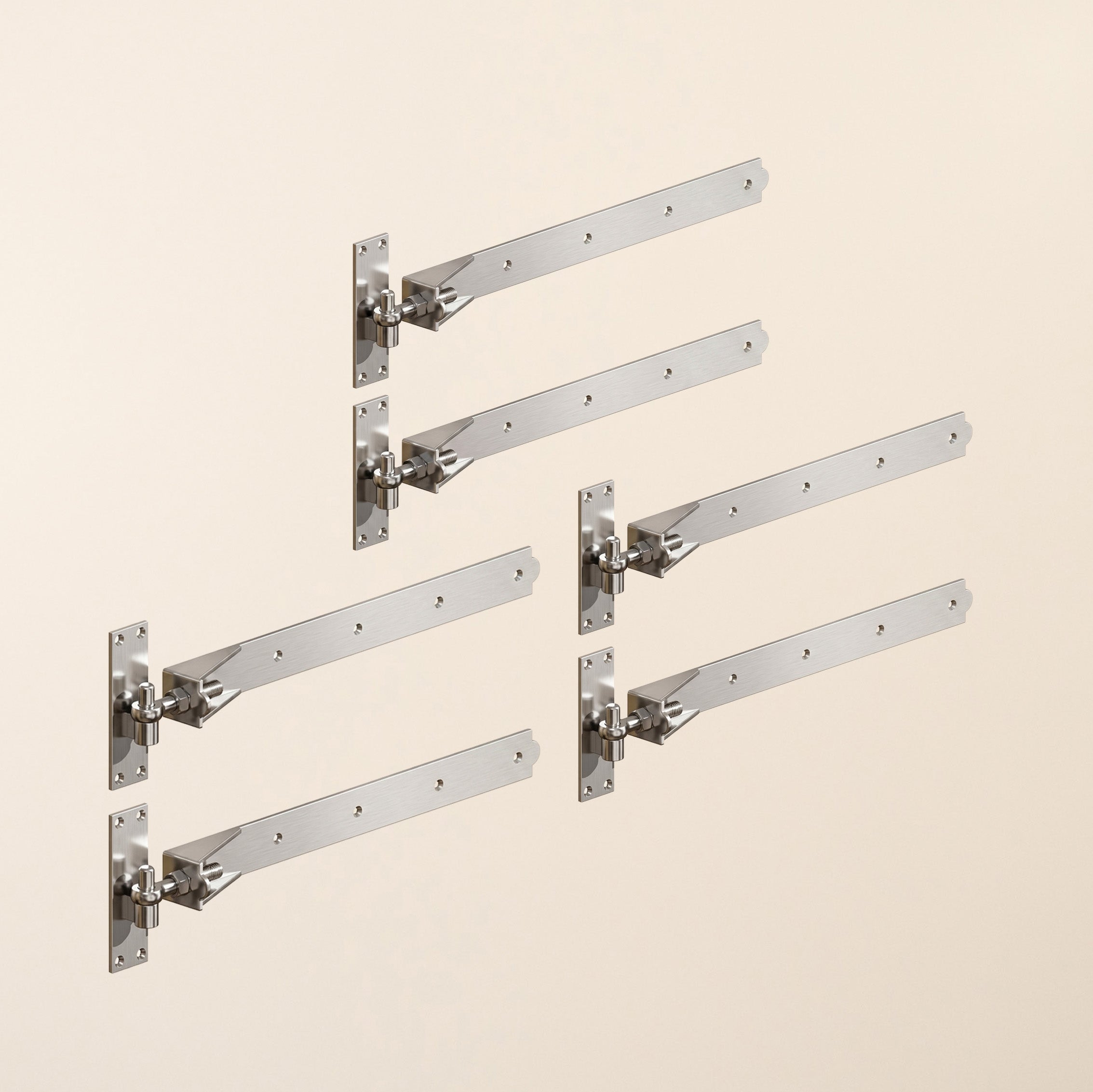 Stainless Steel Adjustable Bands and Hooks (3 x 18")