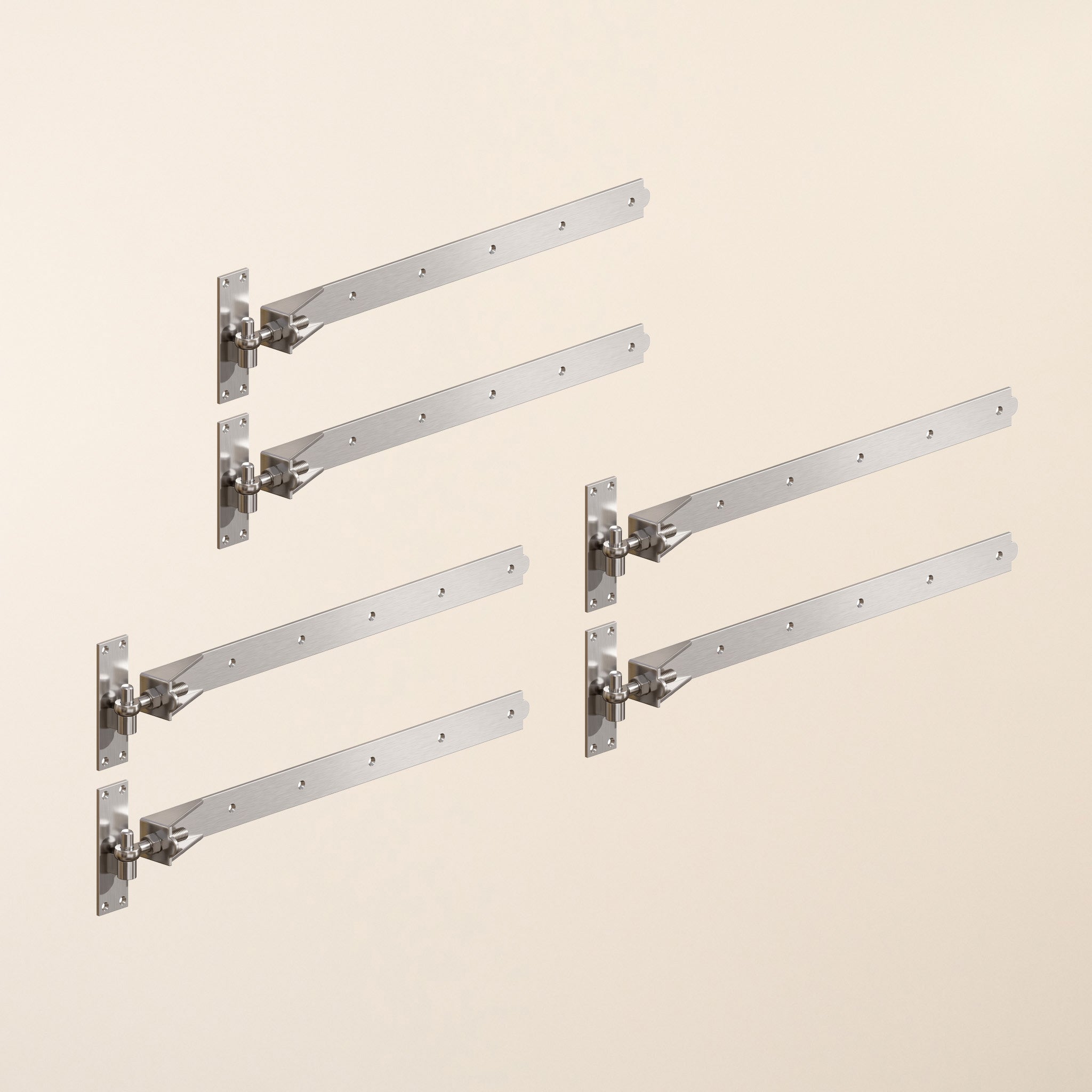 Stainless Steel Adjustable Bands and Hooks (3 x 24")