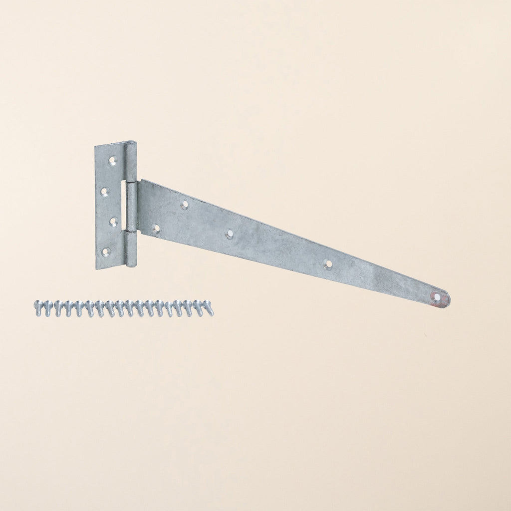 Galvanised Metal Strong Tee Hinges (Pair)