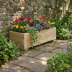 Premium Treated Redwood Overlap Planter