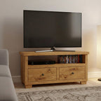 Exbourne Scandinavian Pine TV Stand