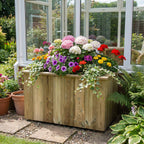 Scandinavian Redwood Tongue & Groove Planter
